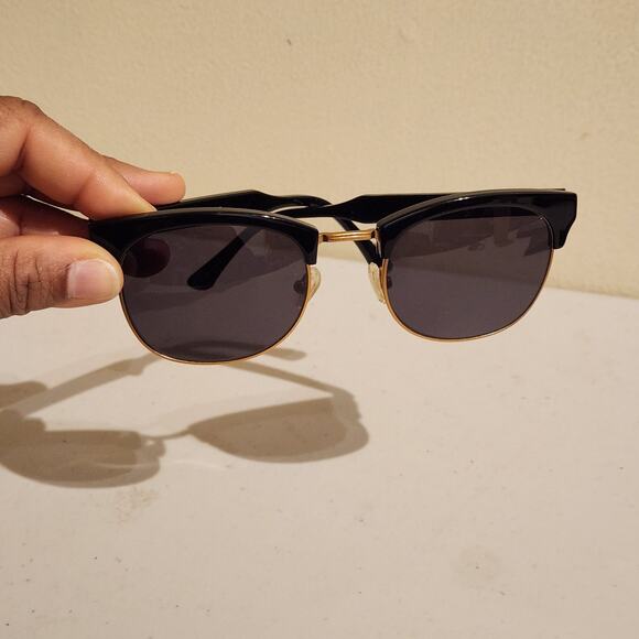 Krewe Du Optic L.G.D. Polarized Sunglasses Black + Crystal Unisex Handmade Specs - Picture 6 of 11